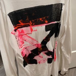 OFF WHITE LONG SLEEVE T